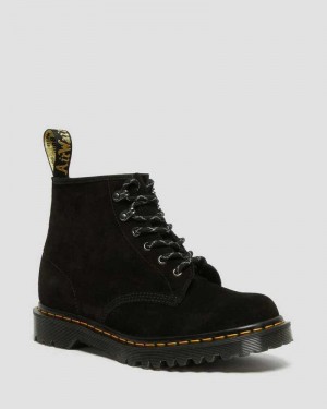 Dr Martens 101 Ben Suede Ankle Boots Black | 09CMJPYSG