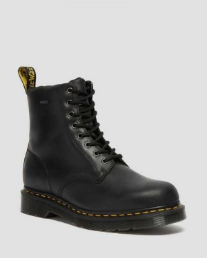 Dr Martens 1460 Waterproof Lace Up Boots Black | 69VUQGIAF