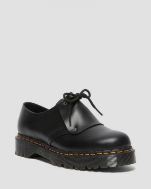 Dr Martens 1461 Bex Brando Leather Oxford Shoes Black | 17ZPQDEXF