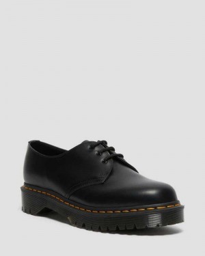 Dr Martens 1461 Bex Smooth Leather Oxford Shoes Black | 59HGNURJA