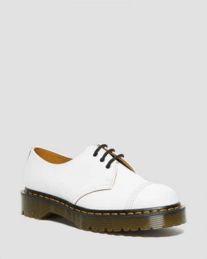 Dr Martens 1461 Bex Toe Cap Oxford Shoes White | 82UMNJSTD