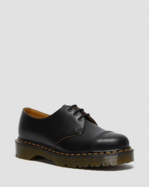 Dr Martens 1461 Bex Toe Cap Oxford Shoes Black | 62WQXZJMH