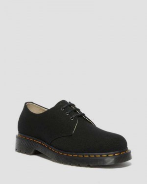 Dr Martens 1461 Canvas Oxford Shoes Black | 16FVICETY