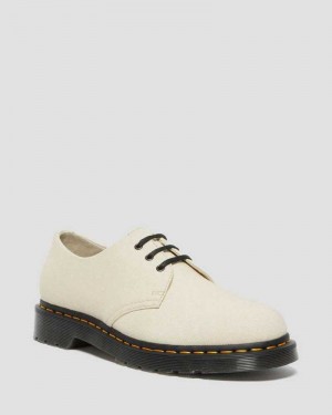 Dr Martens 1461 Canvas Oxford Shoes Brown | 25IOQNXTU