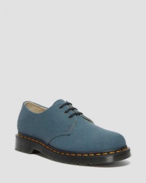 Dr Martens 1461 Canvas Oxford Shoes Grey | 19KDSZQCV