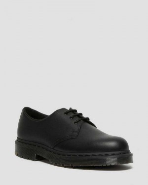 Dr Martens 1461 Mono Slip Resistant Oxford Shoes Black | 13HSPKZXI