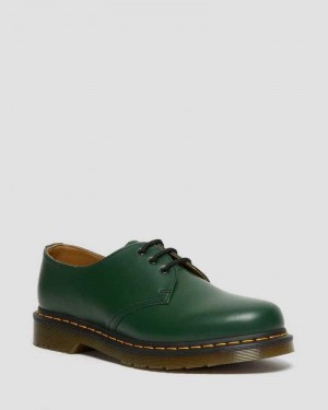 Dr Martens 1461 Smooth Leather Oxford Shoes Green | 50DLHFUCI