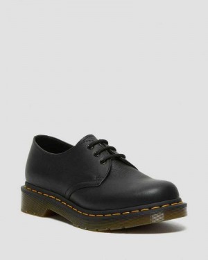 Dr Martens 1461 Virginia Leather Oxford Shoes Black | 18ISMAHUY