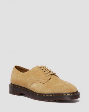 Dr Martens 2046 Suede Oxford Shoes Brown | 26ORLKACH