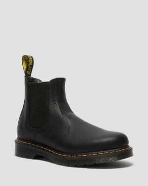 Dr Martens 2976 Ambassador Leather Chelsea Boots Black | 03AKVCTEO