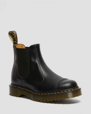 Dr Martens 2976 Bex Toe Cap Chelsea Boots Black | 65NOEQLJK