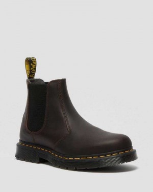 Dr Martens 2976 DM's Wintergrip Chelsea Boots Cocoa Snowplow | 82FYZTKRV