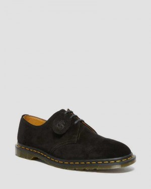 Dr Martens Archie II Suede Oxford Shoes Black | 78CJEFYNR