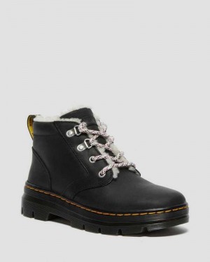 Dr Martens Bonny Faux Shearling Lined Casual Boots Black | 32UZGVAXD