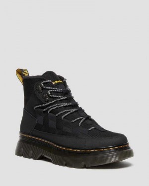 Dr Martens Boury Leather Casual Boots Black | 58BOTFZEL