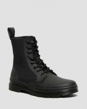 Dr Martens Combs II Poly Casual Boots Black / Black | 18CAUXPTM