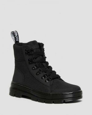 Dr Martens Combs Poly Casual Boots Black | 89PBGKHFA