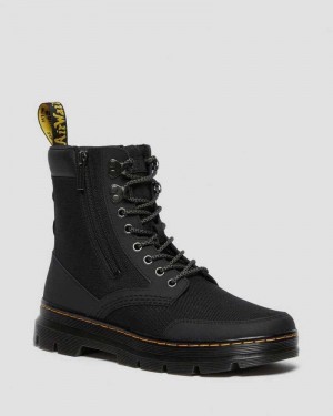 Dr Martens Combs Zip Casual Boots Black | 03CYDZJKN