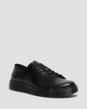 Dr Martens Dante Brando Leather Casual Shoes Black | 84CIOUKLB