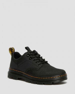 Dr Martens Reeder Utility Shoes Black | 14MFGZPOH