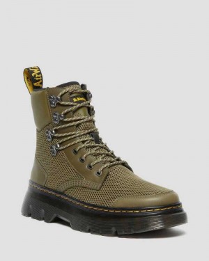 Dr Martens Tarik Toe Guard Utility Boots Olive Skin Color | 59QLFJPRH