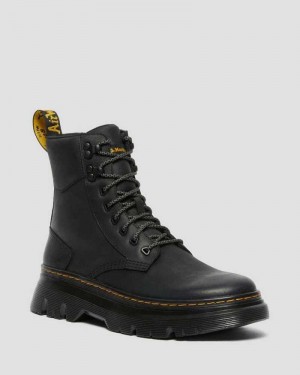 Dr Martens Tarik Wyoming Leather Utility Boots Black | 20YFSKVHA