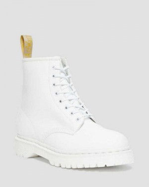 Dr Martens Vegan 1460 Bex Kemble Mono Platform Boots White | 83YECZJMP