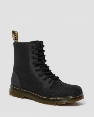 Dr Martens Youth Combs Extra Tough Poly Casual Boots Black | 53GDNXJHZ