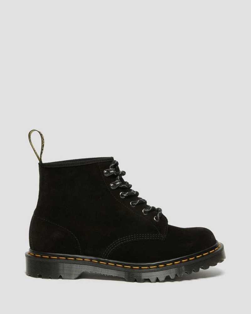 Dr Martens 101 Ben Suede Ankle Boots Black | 03BXFSTNK