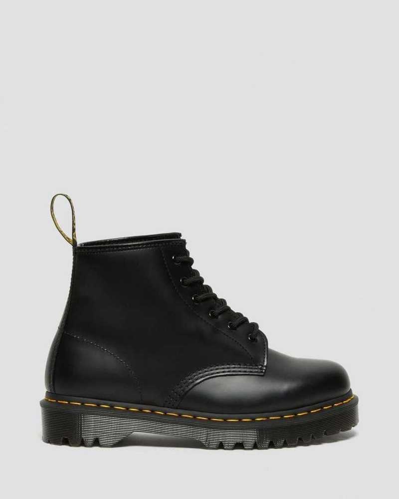 Dr Martens 101 Bex Smooth Leather Ankle Boots Black | 21LWXCGRF