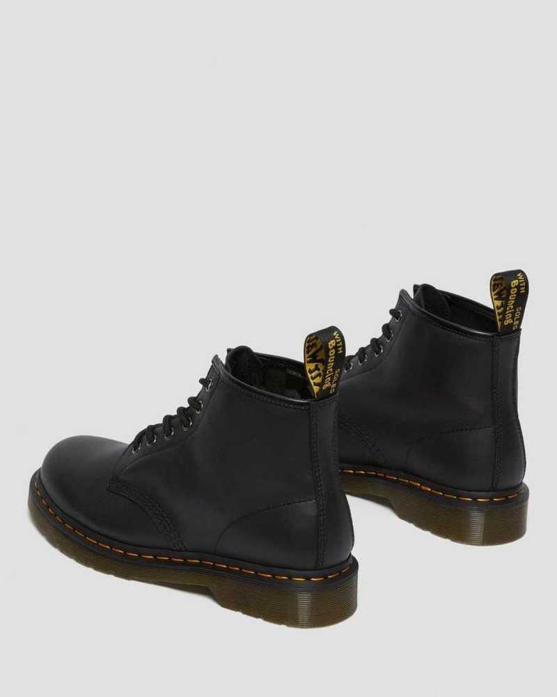 Dr Martens 101 Leather Ankle Boots Black | 25DXCYRZW