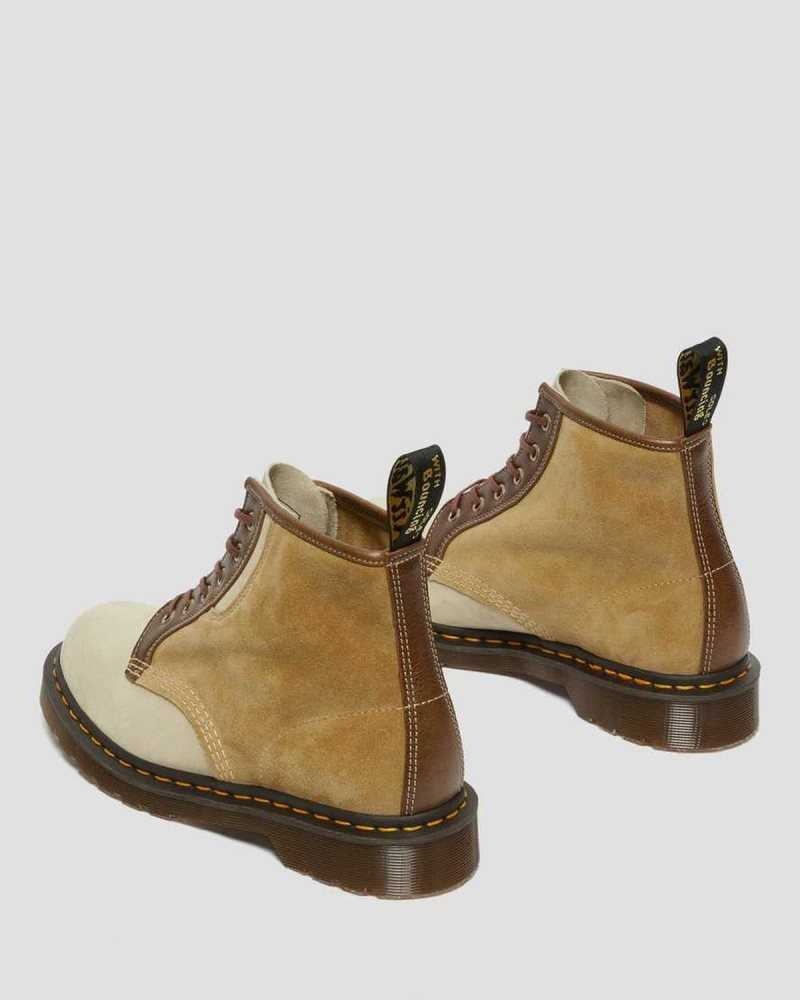 Dr Martens 101 Suede Ankle Boots Brown | 65YLPNJDT