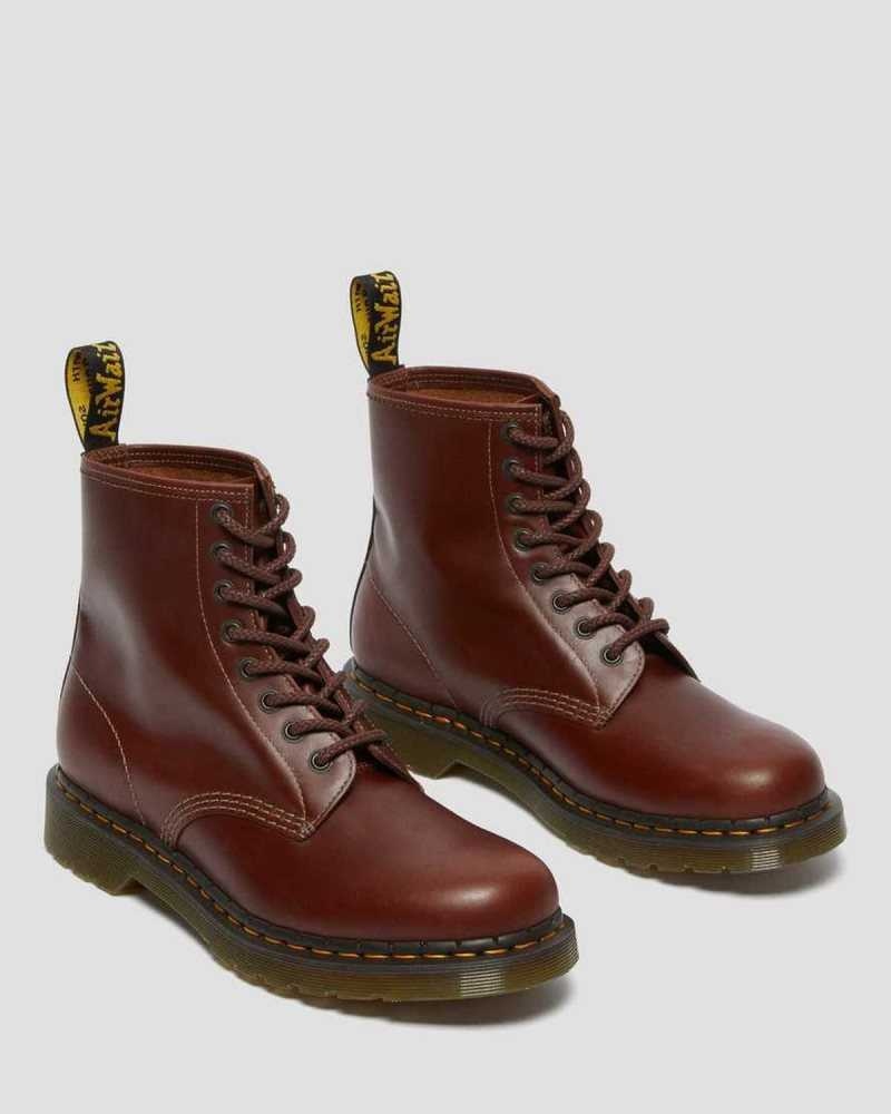 Dr Martens 1460 Abruzzo Leather Lace Up Boots Brown / Black | 14HAGEDLO