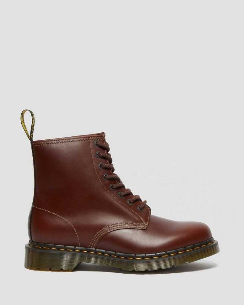 Dr Martens 1460 Abruzzo Leather Lace Up Boots Brown / Black | 14HAGEDLO