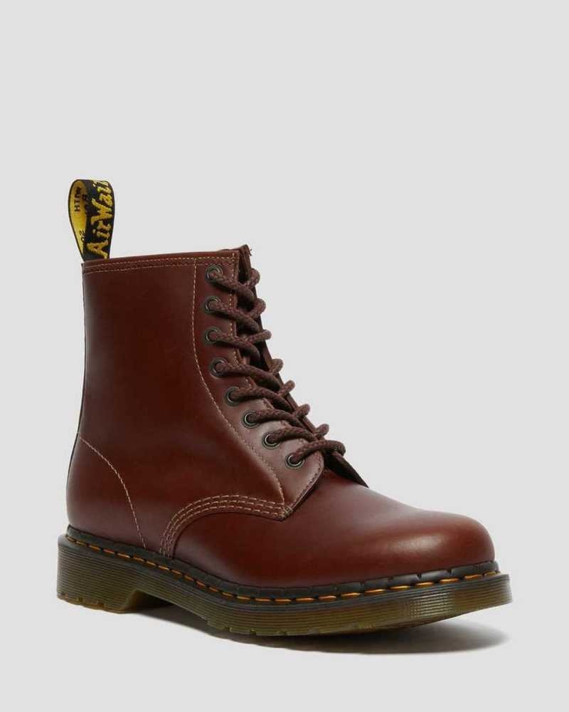 Dr Martens 1460 Abruzzo Leather Lace Up Boots Brown / Black | 14HAGEDLO