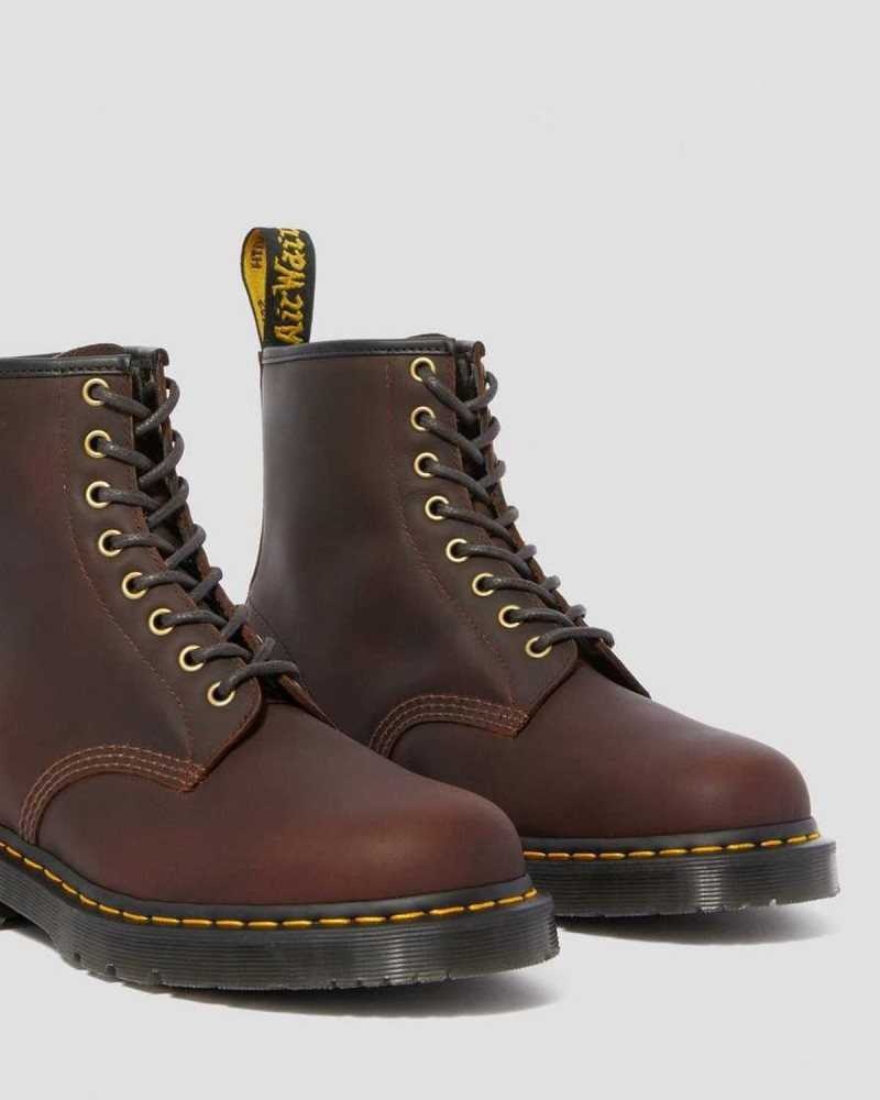 Dr Martens 1460 DM's Wintergrip Lace Up Boots Cocoa Snowplow | 18IGCRHAD