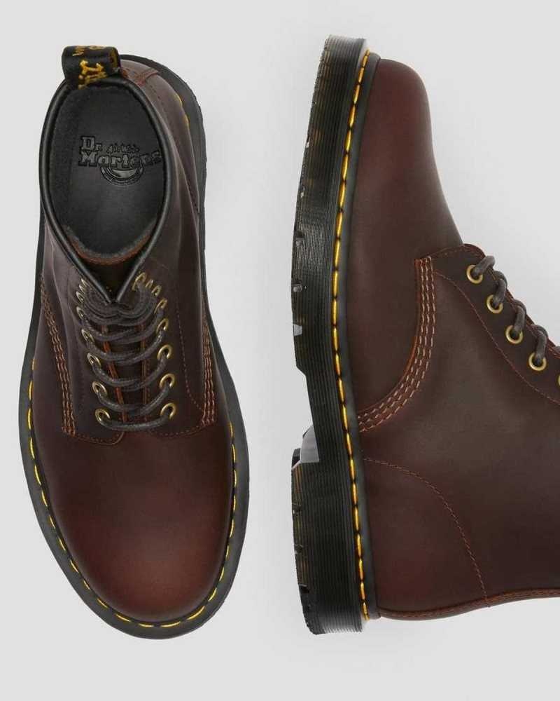 Dr Martens 1460 DM's Wintergrip Lace Up Boots Cocoa Snowplow | 18IGCRHAD