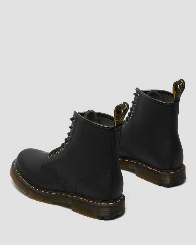 Dr Martens 1460 DM's Wintergrip Lace Up Boots Black | 08ZMFCVQB