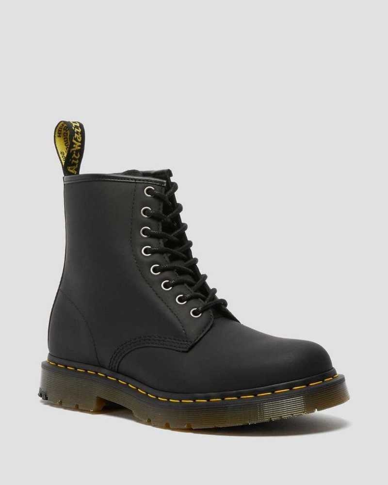 Dr Martens 1460 DM\'s Wintergrip Lace Up Boots Black | 08ZMFCVQB