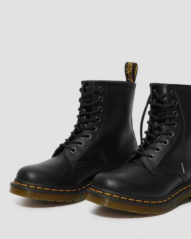 Dr Martens 1460 Nappa Leather Lace Up Boots Black | 28CKAZWTR