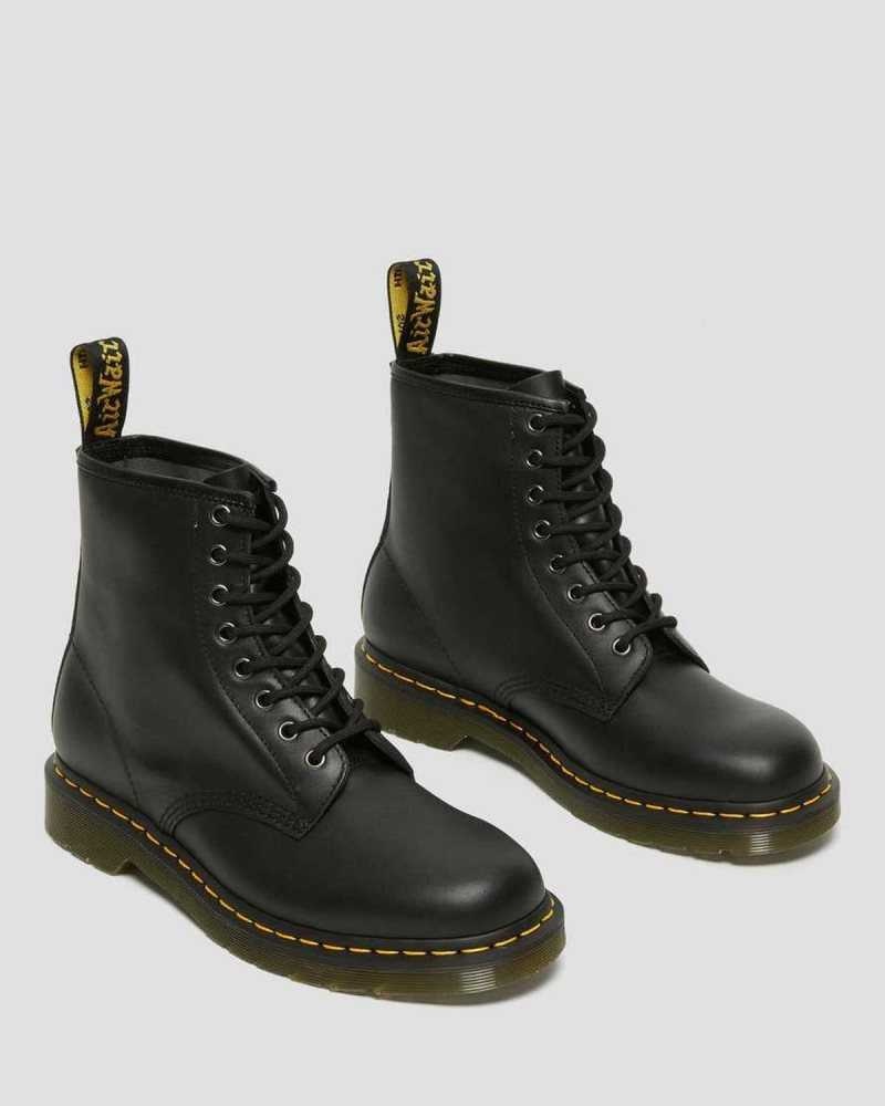 Dr Martens 1460 Nappa Leather Lace Up Boots Black | 26TAGMSLY