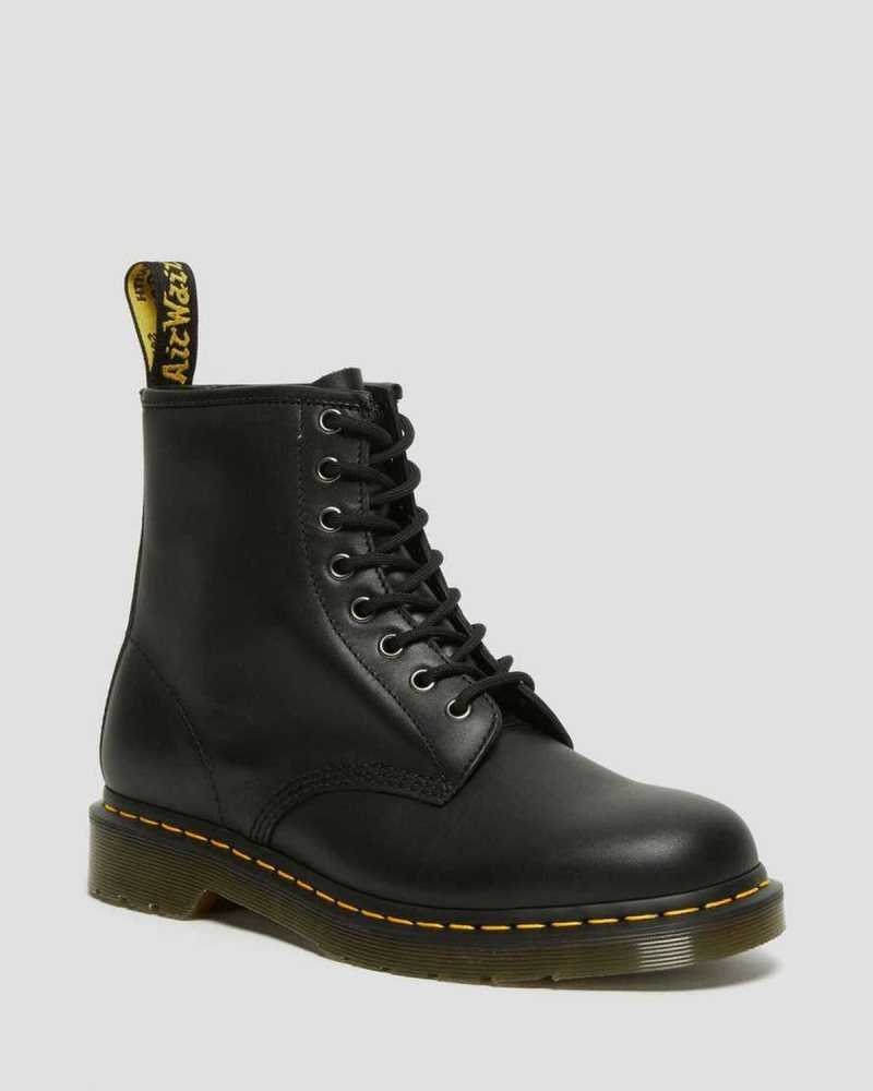 Dr Martens 1460 Nappa Leather Lace Up Boots Black | 26TAGMSLY