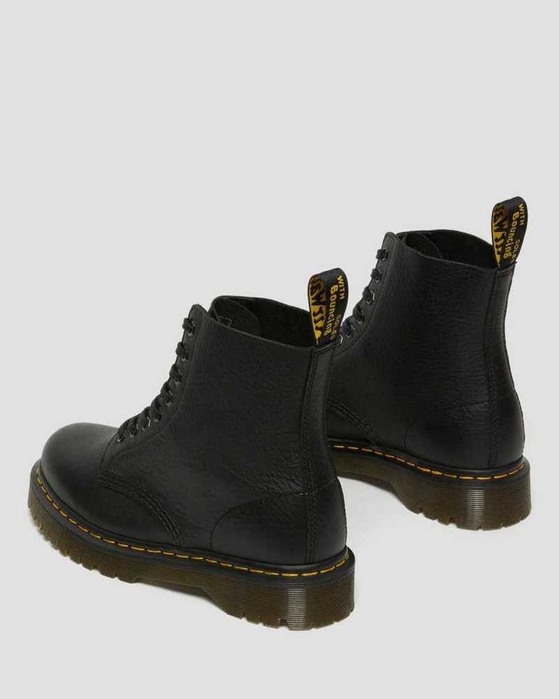 Dr Martens 1460 Pascal Bex Leather Lace Up Boots Black | 07LTJZWSQ