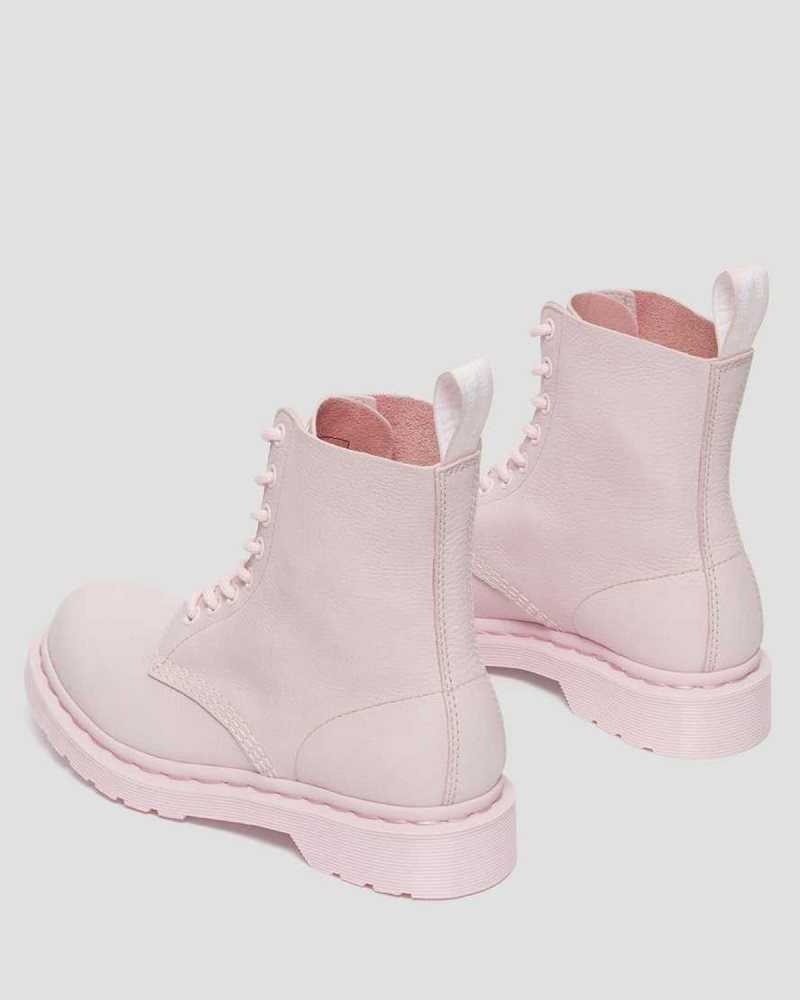 Dr Martens 1460 Pascal Mono Lace Up Boots Pink | 20FZMWLGT