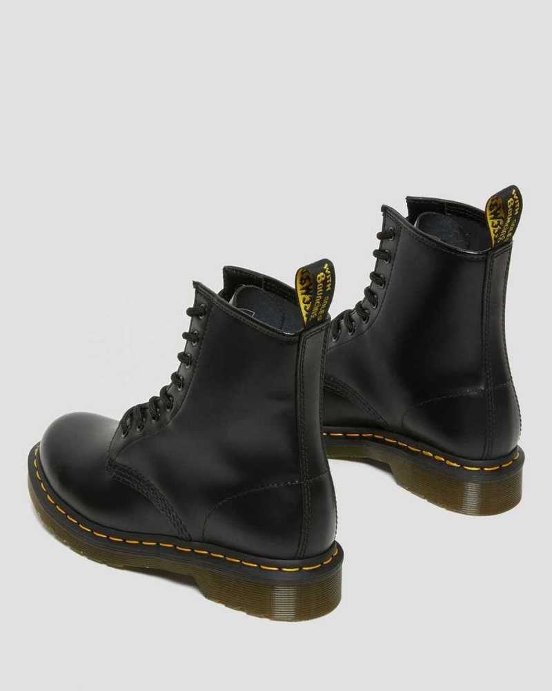 Dr Martens 1460 Smooth Leather Lace Up Boots Black | 10YEPDFIV