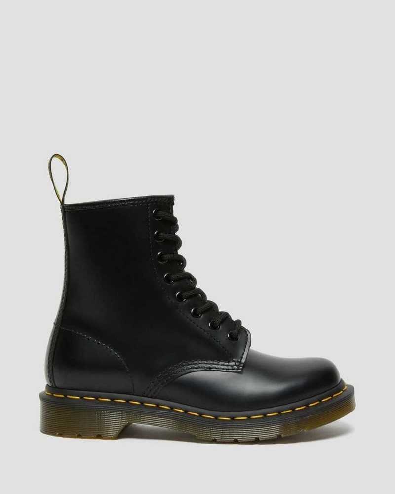 Dr Martens 1460 Smooth Leather Lace Up Boots Black | 10YEPDFIV