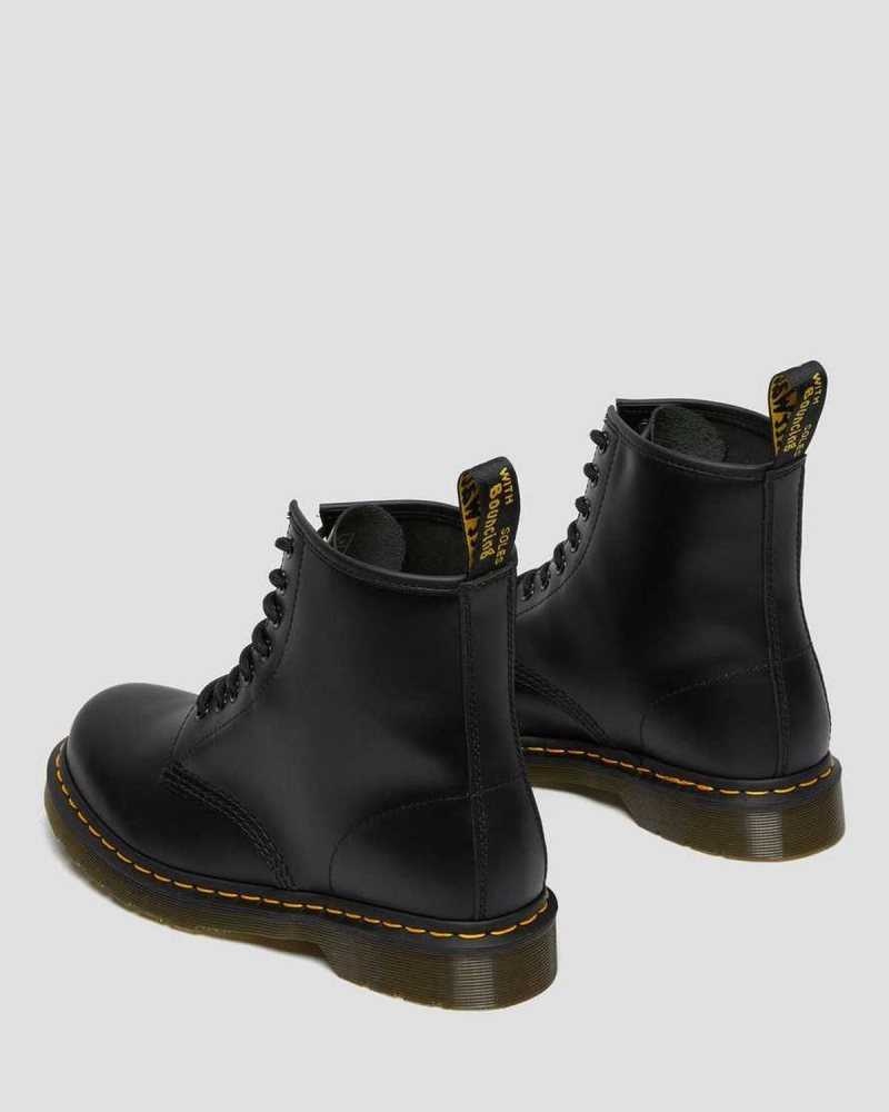 Dr Martens 1460 Smooth Leather Lace Up Boots Black | 82RWEFODP