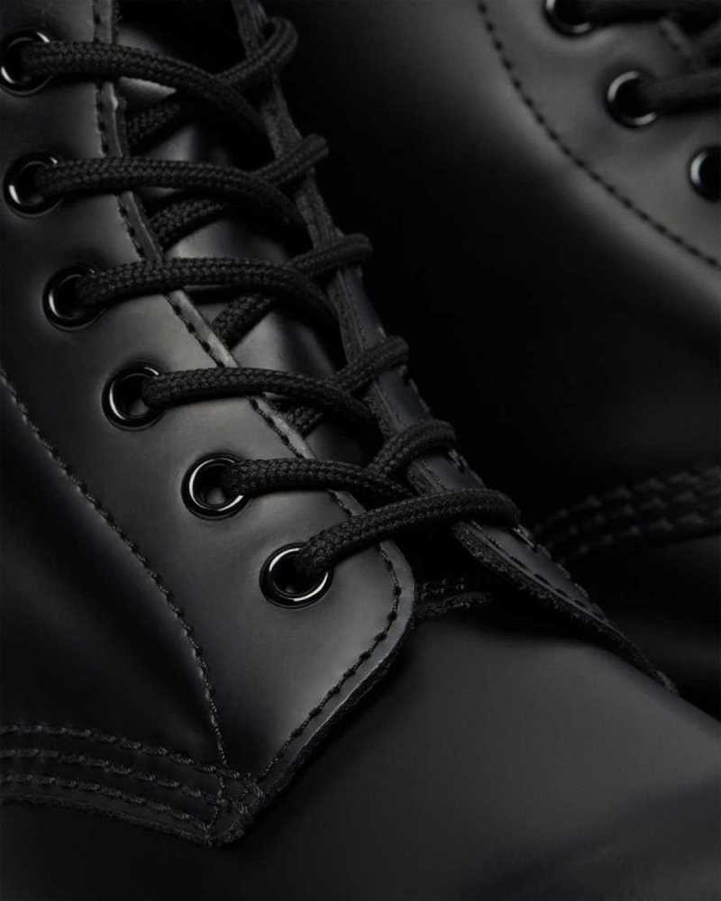 Dr Martens 1460 Smooth Leather Lace Up Boots Black | 78DAOEUXS