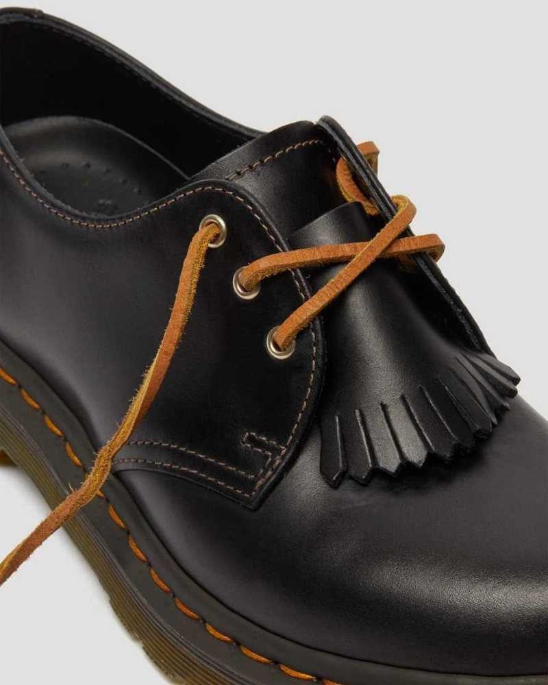 Dr Martens 1461 Abruzzo Leather Oxford Shoes Black | 04GLASUFK