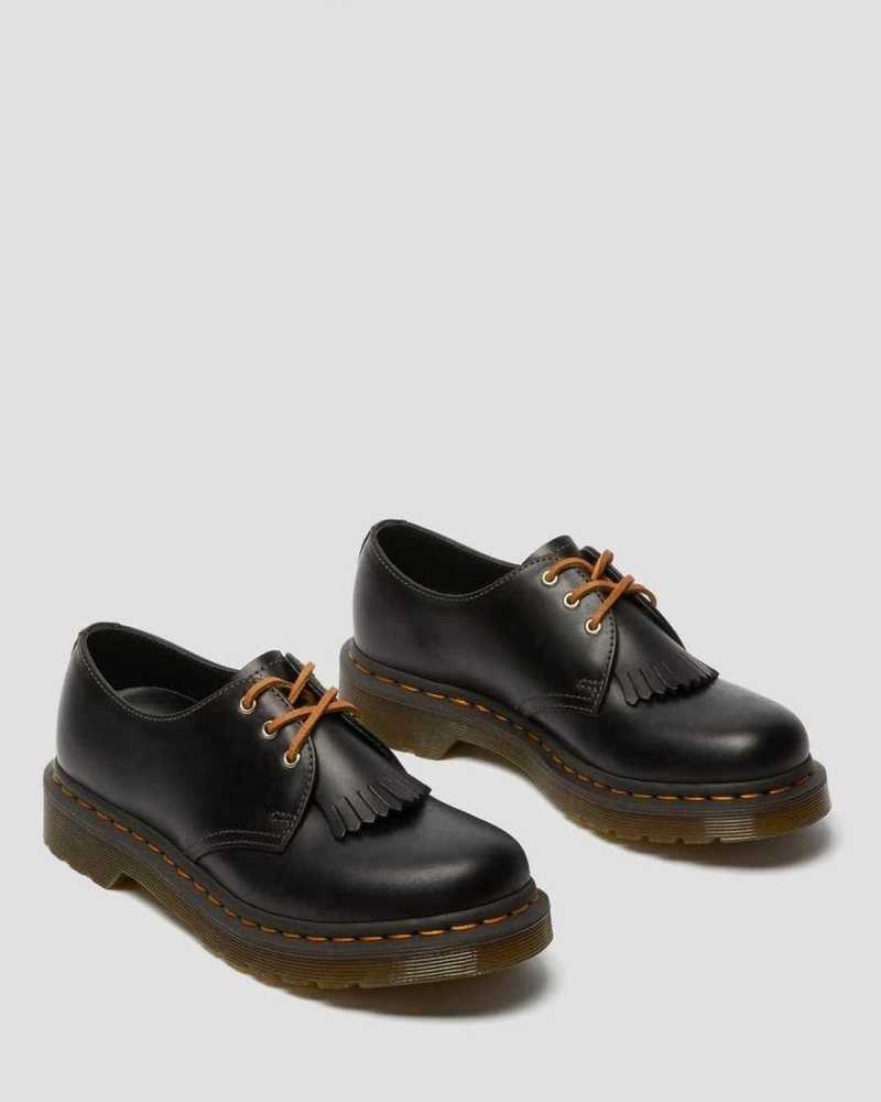 Dr Martens 1461 Abruzzo Leather Oxford Shoes Black | 04GLASUFK